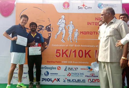 Piolax India has participated in National Integrity Marathon at Sricity