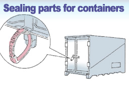 Sealing parts for containers